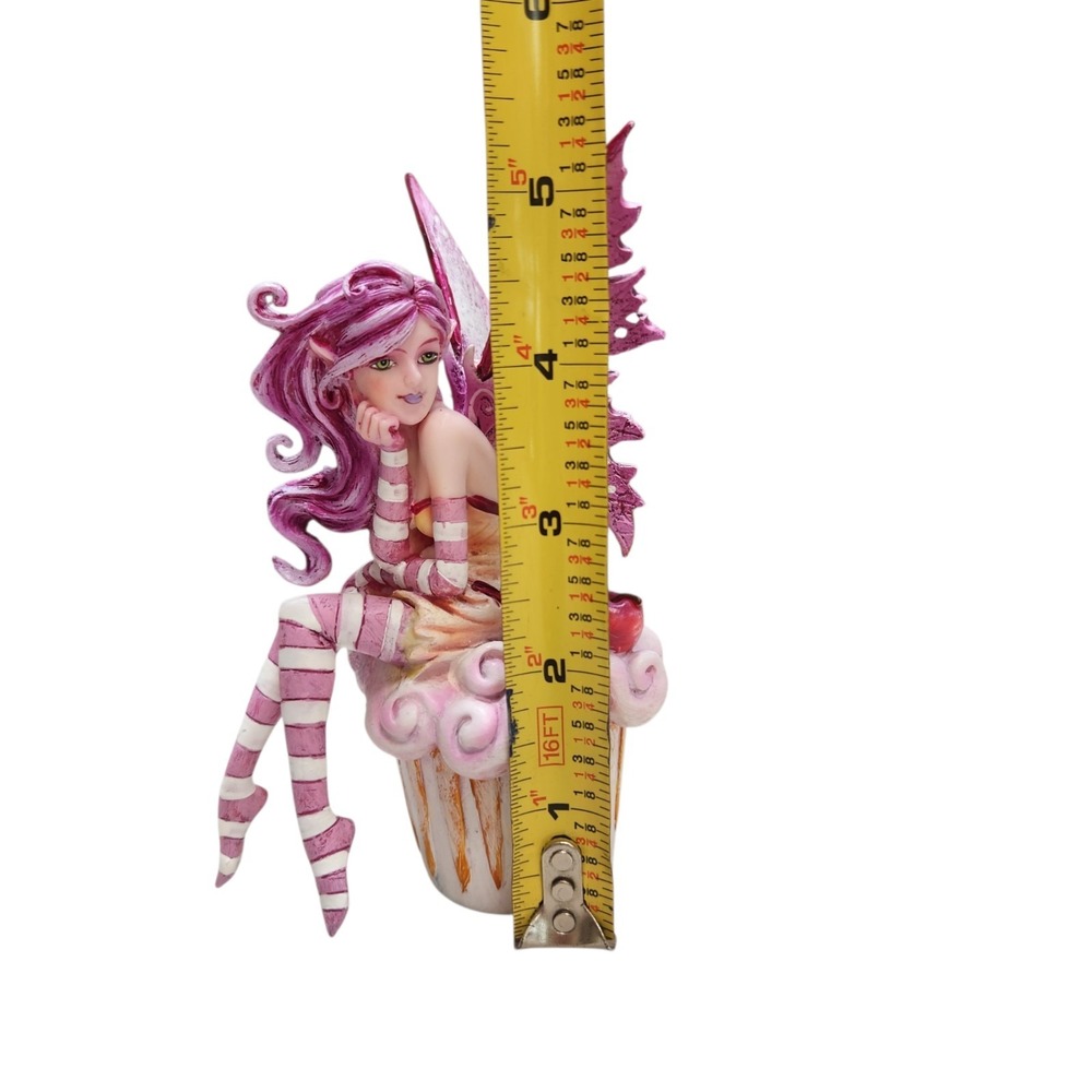 PT Pacific Trading Amy Brown Style Sweet Tooth Pink Fairy Cupcake Figurine - Picture 6 of 8